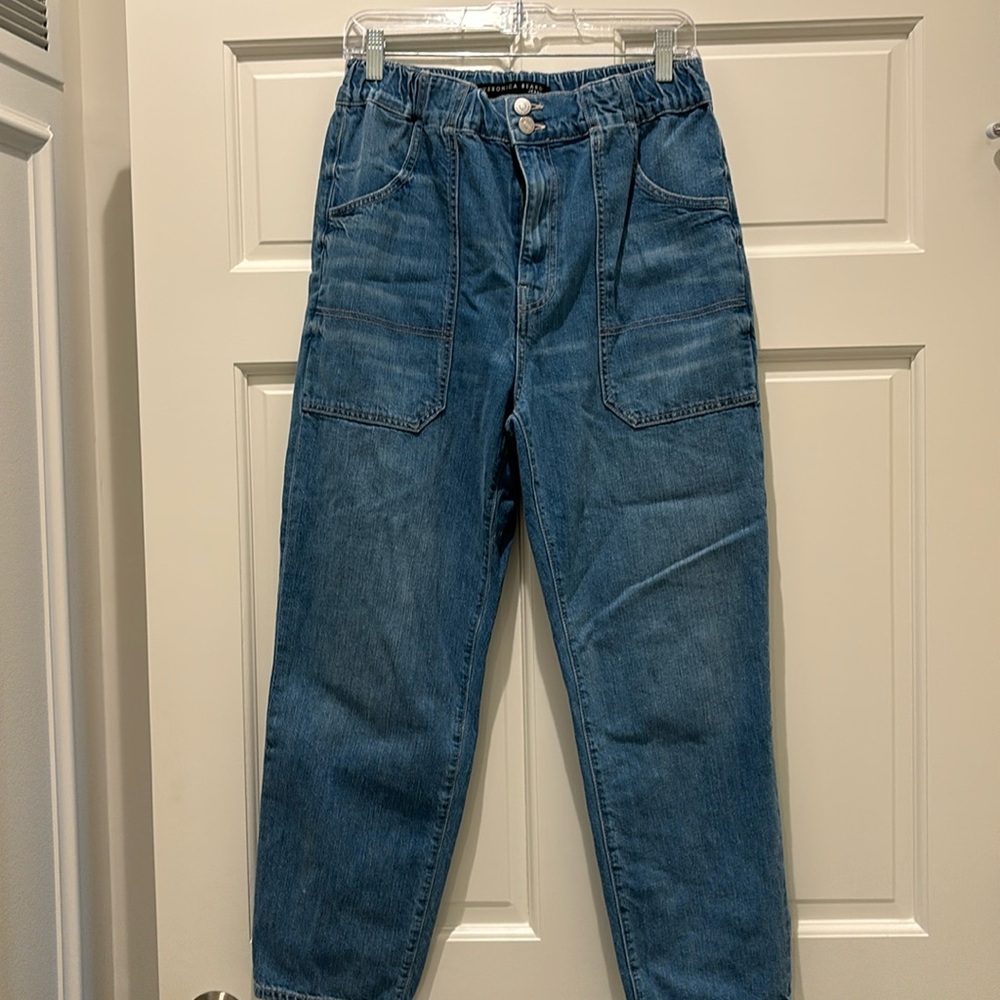 Veronica Beard Arya Straight High Rise Jean